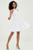 Empire Chiffon Knee Length Junior Bridesmaid Dress Wedding Prom Guest Dresses Gowns