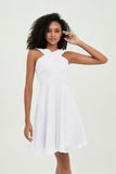 Empire Chiffon Knee Length Junior Bridesmaid Dress Wedding Prom Guest Dresses Gowns