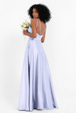 Simple Satin Halter Bridesmaid Dress Sleeveless Ruched Formal Evening Dresses Gowns