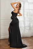 Elegance Satin Spaghetti Straps Mermaid Formal Evening Dresses Prom Party Gowns