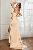 Elegance Satin Spaghetti Straps Mermaid Formal Evening Dresses Prom Party Gowns