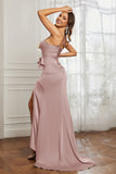 Elegance Satin Spaghetti Straps Mermaid Formal Evening Dresses Prom Party Gowns