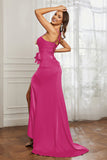 Elegance Satin Spaghetti Straps Mermaid Formal Evening Dresses Prom Party Gowns