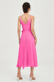 Spaghetti Straps Chiffon Wedding Guest Dress Junior Bridesmaid Dresses Occasion Gowns