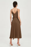 Spaghetti Straps Chiffon Wedding Guest Dress Junior Bridesmaid Dresses Occasion Gowns