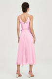 Spaghetti Straps Chiffon Wedding Guest Dress Junior Bridesmaid Dresses Occasion Gowns