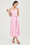 Spaghetti Straps Chiffon Wedding Guest Dress Junior Bridesmaid Dresses Occasion Gowns