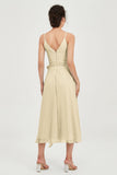 Spaghetti Straps Chiffon Wedding Guest Dress Junior Bridesmaid Dresses Occasion Gowns