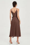 Spaghetti Straps Chiffon Wedding Guest Dress Junior Bridesmaid Dresses Occasion Gowns