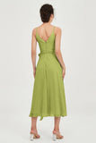 Spaghetti Straps Chiffon Wedding Guest Dress Junior Bridesmaid Dresses Occasion Gowns