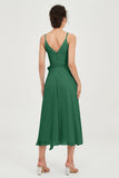 Spaghetti Straps Chiffon Wedding Guest Dress Junior Bridesmaid Dresses Occasion Gowns