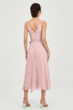 Spaghetti Straps Chiffon Wedding Guest Dress Junior Bridesmaid Dresses Occasion Gowns