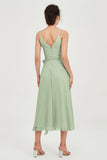 Spaghetti Straps Chiffon Wedding Guest Dress Junior Bridesmaid Dresses Occasion Gowns