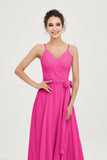 Spaghetti Straps Chiffon Wedding Guest Dress Junior Bridesmaid Dresses Occasion Gowns