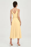 Spaghetti Straps Chiffon Wedding Guest Dress Junior Bridesmaid Dresses Occasion Gowns