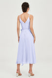 Spaghetti Straps Chiffon Wedding Guest Dress Junior Bridesmaid Dresses Occasion Gowns