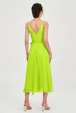 Spaghetti Straps Chiffon Wedding Guest Dress Junior Bridesmaid Dresses Occasion Gowns