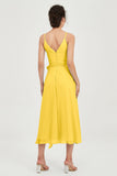 Spaghetti Straps Chiffon Wedding Guest Dress Junior Bridesmaid Dresses Occasion Gowns