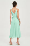 Spaghetti Straps Chiffon Wedding Guest Dress Junior Bridesmaid Dresses Occasion Gowns