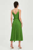 Spaghetti Straps Chiffon Wedding Guest Dress Junior Bridesmaid Dresses Occasion Gowns