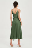 Spaghetti Straps Chiffon Wedding Guest Dress Junior Bridesmaid Dresses Occasion Gowns