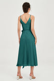 Spaghetti Straps Chiffon Wedding Guest Dress Junior Bridesmaid Dresses Occasion Gowns