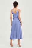 Spaghetti Straps Chiffon Wedding Guest Dress Junior Bridesmaid Dresses Occasion Gowns