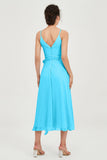 Spaghetti Straps Chiffon Wedding Guest Dress Junior Bridesmaid Dresses Occasion Gowns
