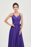 Spaghetti Straps Chiffon Wedding Guest Dress Junior Bridesmaid Dresses Occasion Gowns