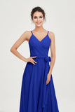 Spaghetti Straps Chiffon Wedding Guest Dress Junior Bridesmaid Dresses Occasion Gowns