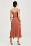 Spaghetti Straps Chiffon Wedding Guest Dress Junior Bridesmaid Dresses Occasion Gowns