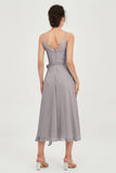 Spaghetti Straps Chiffon Wedding Guest Dress Junior Bridesmaid Dresses Occasion Gowns