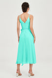 Spaghetti Straps Chiffon Wedding Guest Dress Junior Bridesmaid Dresses Occasion Gowns