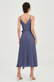 Spaghetti Straps Chiffon Wedding Guest Dress Junior Bridesmaid Dresses Occasion Gowns