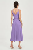 Spaghetti Straps Chiffon Wedding Guest Dress Junior Bridesmaid Dresses Occasion Gowns