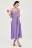 Spaghetti Straps Chiffon Wedding Guest Dress Junior Bridesmaid Dresses Occasion Gowns