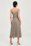 Spaghetti Straps Chiffon Wedding Guest Dress Junior Bridesmaid Dresses Occasion Gowns