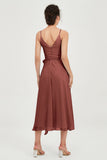 Spaghetti Straps Chiffon Wedding Guest Dress Junior Bridesmaid Dresses Occasion Gowns