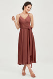 Spaghetti Straps Chiffon Wedding Guest Dress Junior Bridesmaid Dresses Occasion Gowns