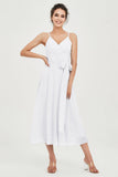 Spaghetti Straps Chiffon Wedding Guest Dress Junior Bridesmaid Dresses Occasion Gowns