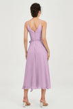Spaghetti Straps Chiffon Wedding Guest Dress Junior Bridesmaid Dresses Occasion Gowns
