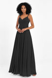 Empire Chiffon Bridesmaid Dress with Lace Long Formal Evening Dresses party Gowns
