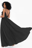 Empire Chiffon Bridesmaid Dress with Lace Long Formal Evening Dresses party Gowns