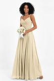 Empire Chiffon Bridesmaid Dress with Lace Long Formal Evening Dresses party Gowns