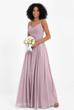 Empire Chiffon Bridesmaid Dress with Lace Long Formal Evening Dresses party Gowns