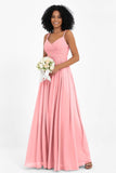 Empire Chiffon Bridesmaid Dress with Lace Long Formal Evening Dresses party Gowns