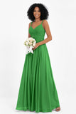Empire Chiffon Bridesmaid Dress with Lace Long Formal Evening Dresses party Gowns
