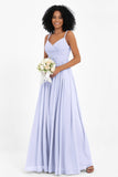 Empire Chiffon Bridesmaid Dress with Lace Long Formal Evening Dresses party Gowns
