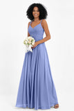 Empire Chiffon Bridesmaid Dress with Lace Long Formal Evening Dresses party Gowns