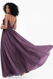 Empire Chiffon Bridesmaid Dress with Lace Long Formal Evening Dresses party Gowns